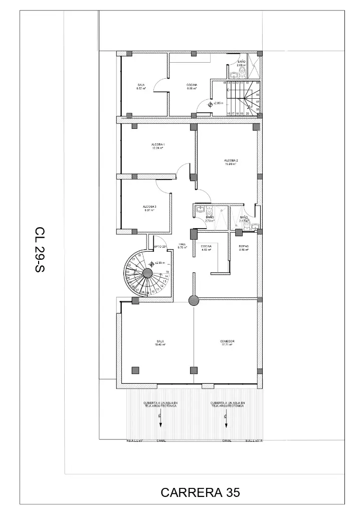 Se vende apartamento en el barrio San Jorge Central - Bogotá D.C